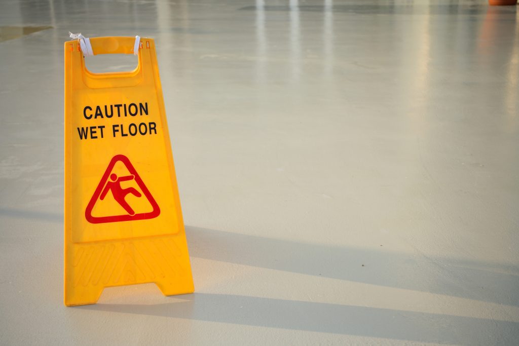 Evidence Slip and Fall Claim lawsuit attorney injury
