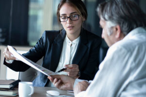 lawyer client discussion